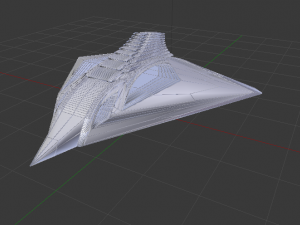 Spaceship Model 3D