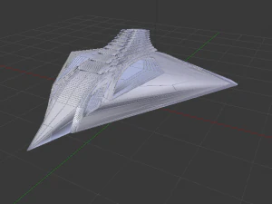 Spaceship 3D Model
