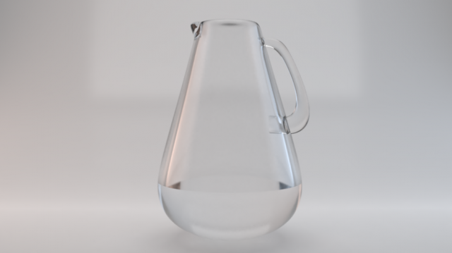 Glass Jug 3D Model .c4d .max .obj .3ds .fbx .stl .blend 
