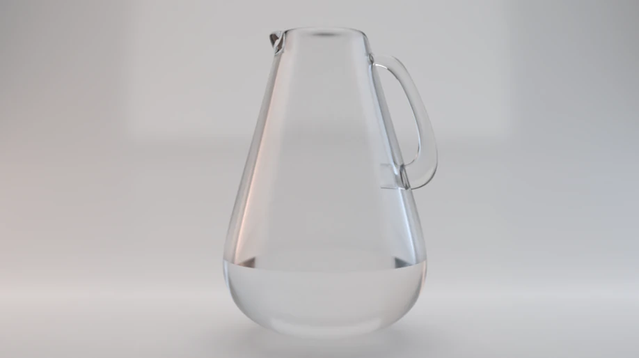 Glass Jug 3D Model .c4d .max .obj .3ds .fbx .stl .blend 