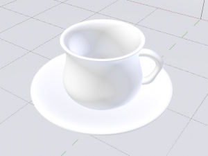 Cup 01 3D 모델