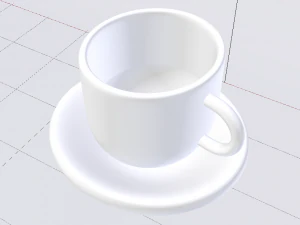 Cup 02 3D Model