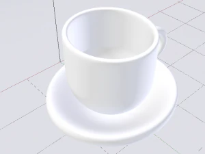 Cup 02 3D Model