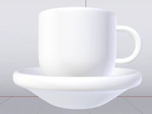 Cup 02 3D Model