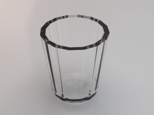 Glass 002 3D मॉडल