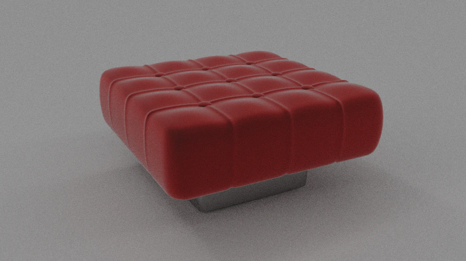 Ottoman 3D Model .c4d .max .obj .3ds .fbx .stl .blend 