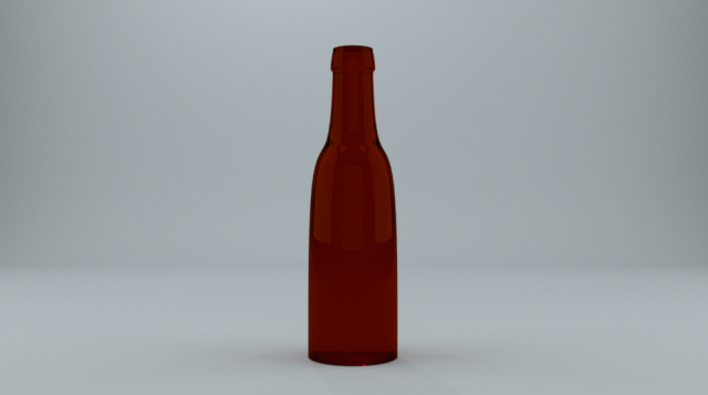 Bottle of Beer 3D Model .c4d .max .obj .3ds .fbx .stl .blend 