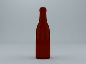 Bottle of Beer 3D Model