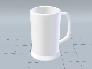 Beer Glassware 3D Model