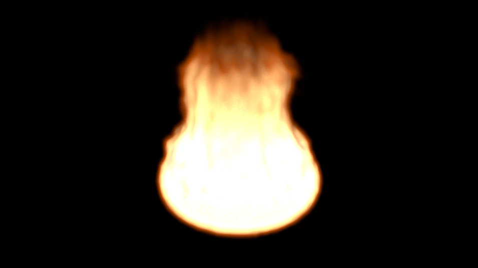 Fire Simulation 3D Model .c4d .max .obj .3ds .fbx .stl .blend 