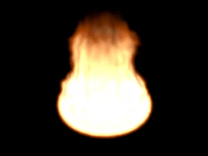 Yangın Sim&uuml;lasyonu 3D Model