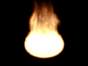 Fire Simulation 3D Model