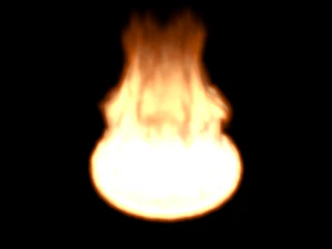 Fire Simulation 3D Model