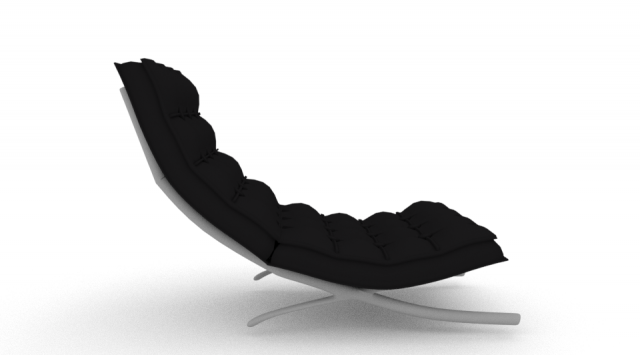 Barcelona Chair Model 3D .c4d .max .obj .3ds .fbx .stl .blend 