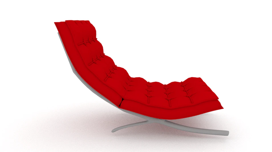 Barcelona Chair 3D Model .c4d .max .obj .3ds .fbx .stl .blend 