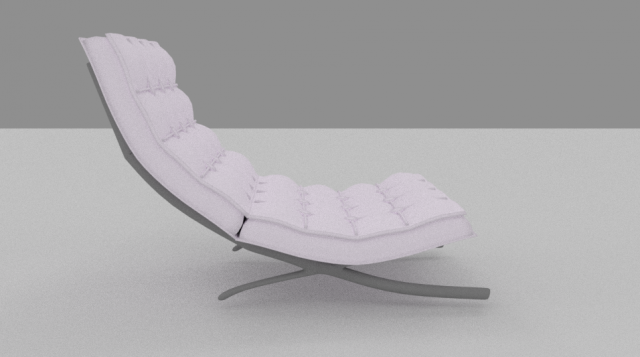 Barcelona Chair 3D Modell .c4d .max .obj .3ds .fbx .stl .blend