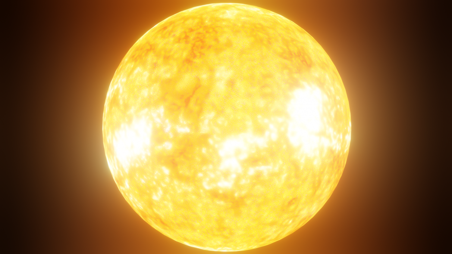 Sun - made in Blender Model 3D in Pemandangan 3DExport