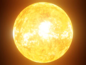 Sun - made in Blender 3D Model