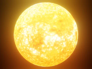 Sun - made in Blender 3D Model