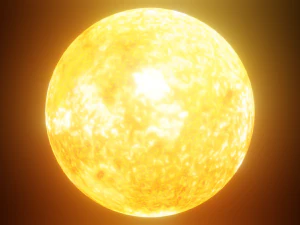 Sun - made in Blender 3D Model