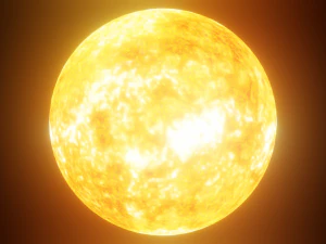 Sun - made in Blender 3D Model