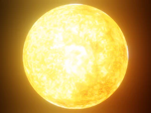 Sun - made in Blender 3D Model