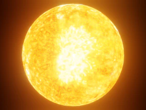 Sun - made in Blender 3D Model