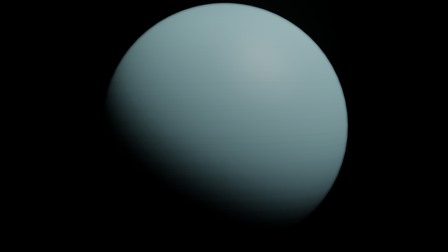 Uranus - made in Blender 3D 模型 .c4d .max .obj .3ds .fbx .stl .blend 