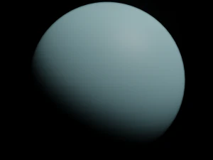 यूरेनस - ब्लेंडर में बनाया गया 3D मॉडल