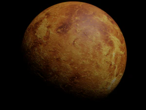 शुक्र - ब्लेंडर में बनाया गया 3D मॉडल