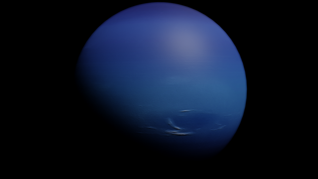 Neptune - made in Blender 3D 模型 .c4d .max .obj .3ds .fbx .stl .blend 