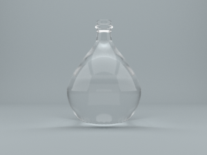 Glass Bottle Model 3D