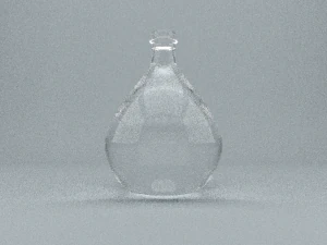 Glass Bottle 3D Model
