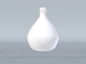 Glass Bottle 3D Модель