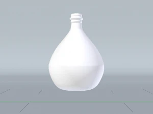Glass Bottle 3D Model