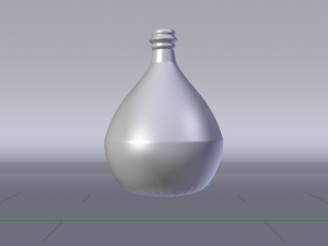 Glass Bottle 3D Модель