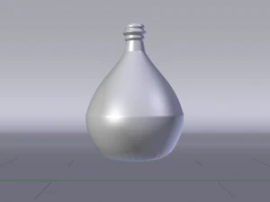 Glass Bottle 3D Model