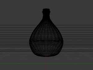 Glass Bottle 3D Model