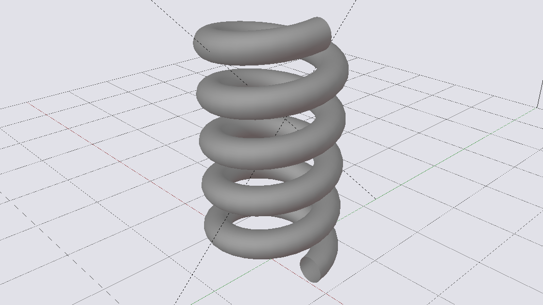 Spring 3d model