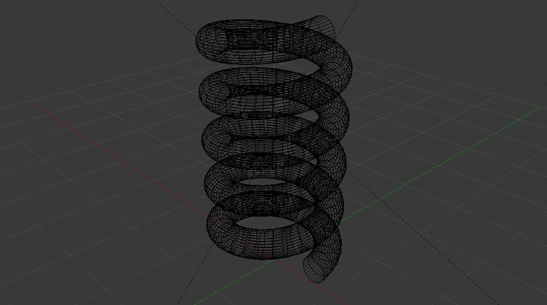 Spring 3d model