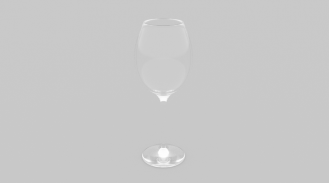 Glass of Wine 3D Model .c4d .max .obj .3ds .fbx .stl .blend 
