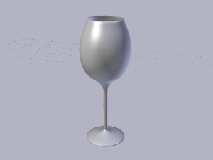 Glass of Wine 3D Model