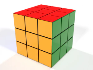 Rubik Cube 3D Model