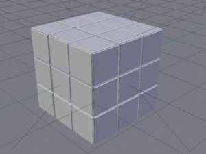 Rubik Cube 3D Model
