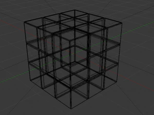 Rubik Cube 3D Model