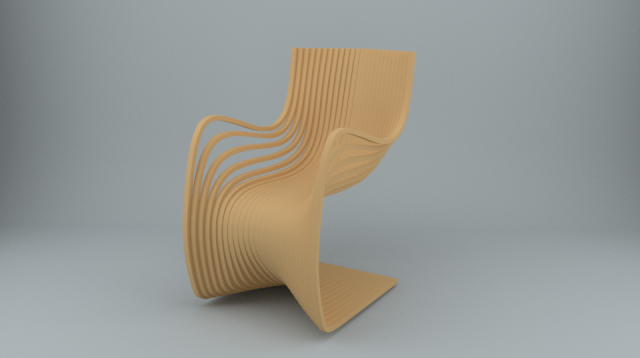 Pipo Chair 3D Model .c4d .max .obj .3ds .fbx .stl .blend 