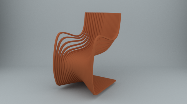 Pipo Chair 3D Модель .c4d .max .obj .3ds .fbx .stl .blend 