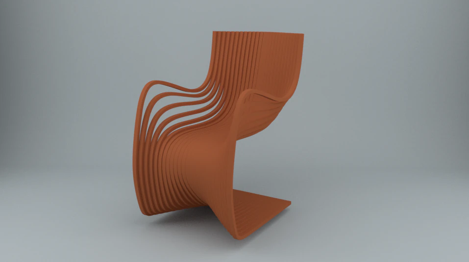 Pipo Chair 3D Model .c4d .max .obj .3ds .fbx .stl .blend 