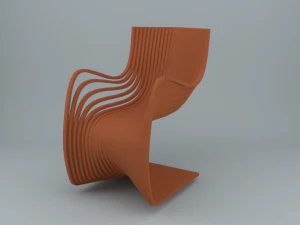 皮波椅 3D 模型