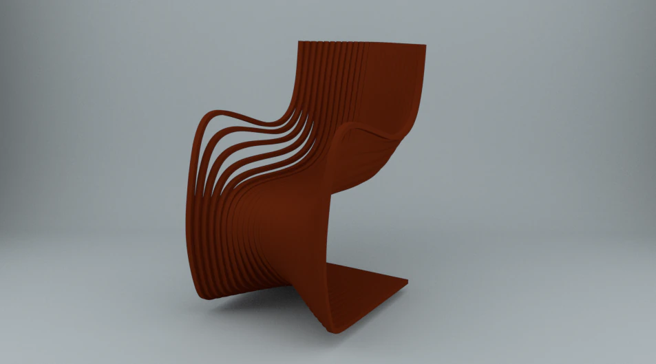 Pipo Chair 3D Model .c4d .max .obj .3ds .fbx .stl .blend